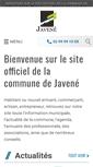 Mobile Screenshot of mairie-javene.fr
