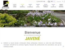 Tablet Screenshot of mairie-javene.fr
